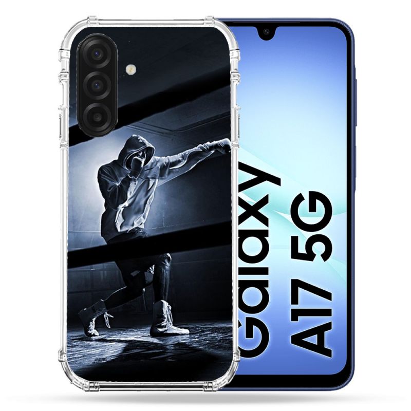 Coque Renforcée Pour Samsung Galaxy A17 5G Sport Boxe Poing