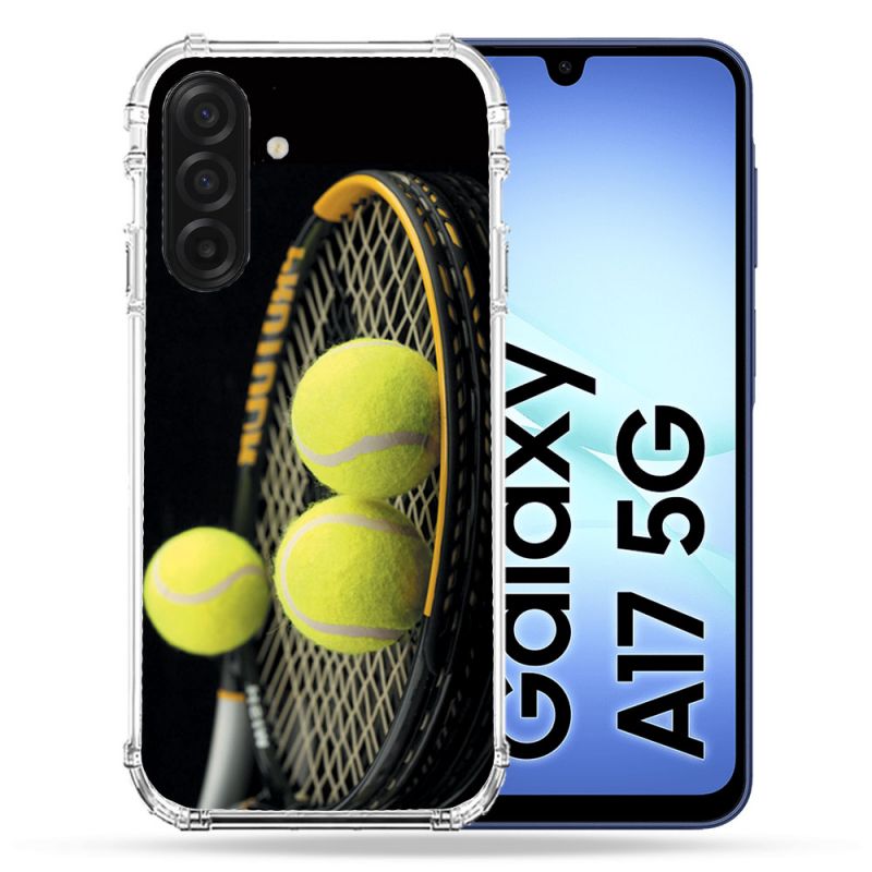 Coque Renforcée Pour Samsung Galaxy A17 5G Sport Tennis Balls