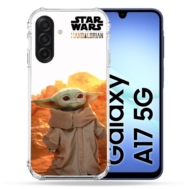 Coque Renforcée Pour Samsung Galaxy A17 5G Star Wars - Yoda bebe soleil