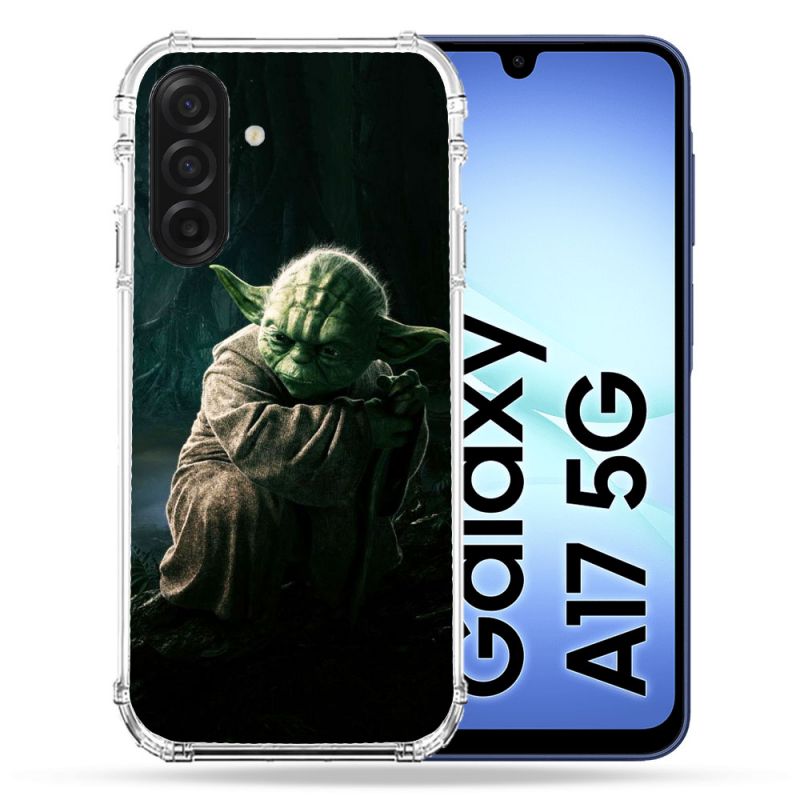 Coque Renforcée Pour Samsung Galaxy A17 5G Star Wars - Yoda sombre