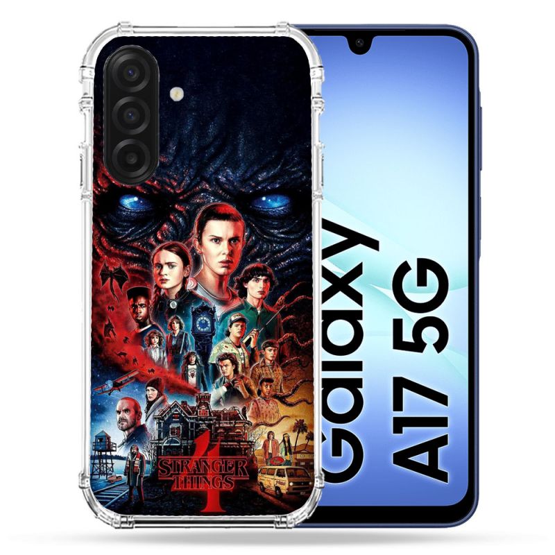 Coque Renforcée Pour Samsung Galaxy A17 5G Stranger Things Affiche 4
