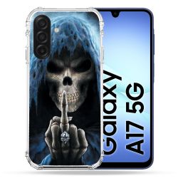 Coque Renforcée Pour Samsung Galaxy A17 5G Tete de Mort Doigt