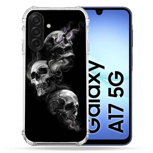 Coque Renforcée Pour Samsung Galaxy A17 5G Tete de Mort Triple