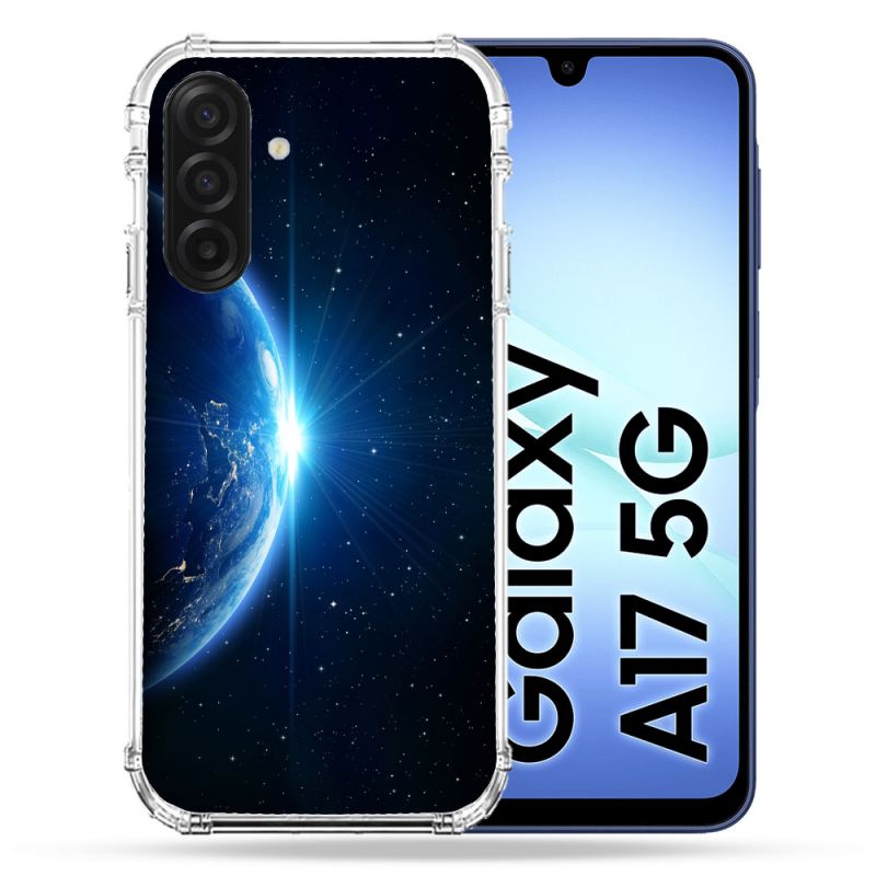 Coque Renforcée Pour Samsung Galaxy A17 5G Univers Planete Terre