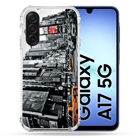 Coque Renforcée Pour Samsung Galaxy A17 5G Voyage Amerique USA New York Taxi