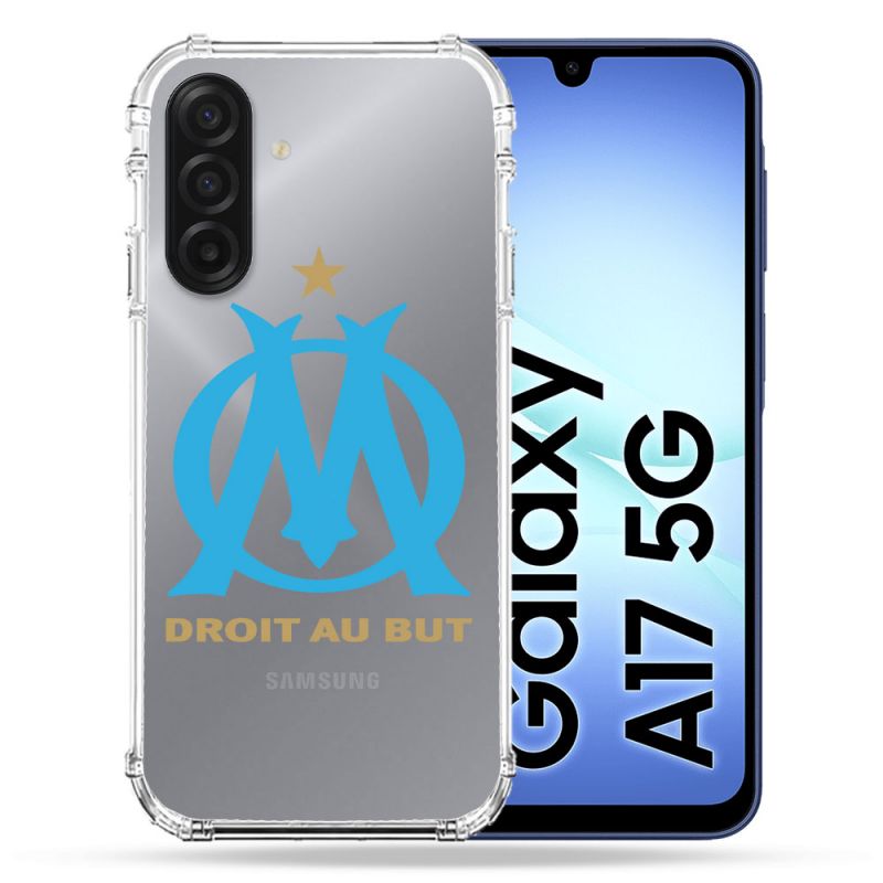 Coque Renforcée Transparente Pour Samsung Galaxy A17 5G Foot Olympique Marseille OM