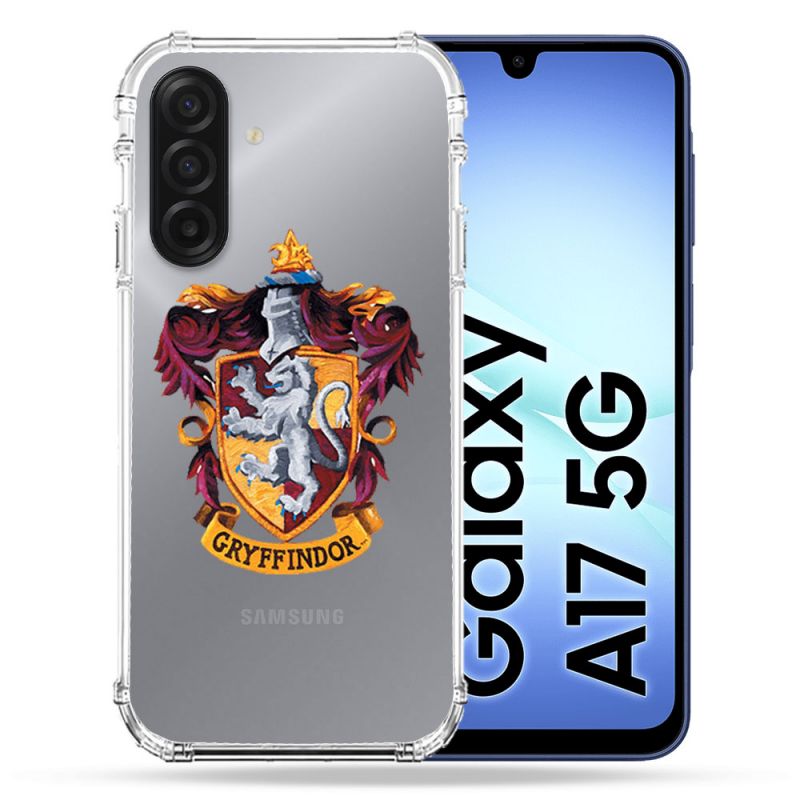 Coque Renforcée Transparente Pour Samsung Galaxy A17 5G Harry Potter Griffindor