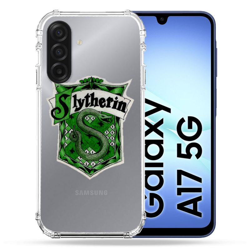 Coque Renforcée Transparente Pour Samsung Galaxy A17 5G Harry Potter Slytherin
