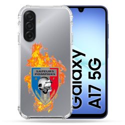 Coque Renforcée Transparente Pour Samsung Galaxy A17 5G Pompier Feu