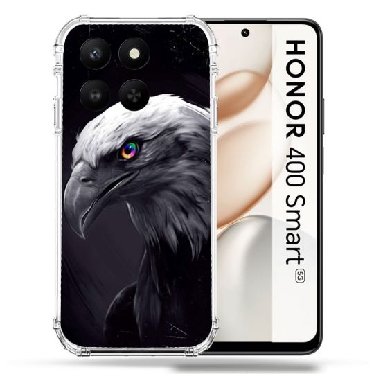 Coque Renforcée Pour Honor 400 Smart 5G Animal Aigle Royal Noir