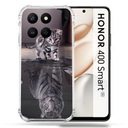 Coque Renforcée Pour Honor 400 Smart 5G Animal Chat Reflet