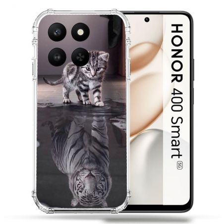 Coque Renforcée Pour Honor 400 Smart 5G Animal Chat Reflet