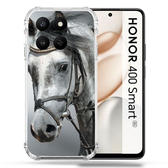 Coque Renforcée Pour Honor 400 Smart 5G Animal Cheval Blanc