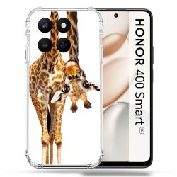 Coque Renforcée Pour Honor 400 Smart 5G Animal Girafe Blanche