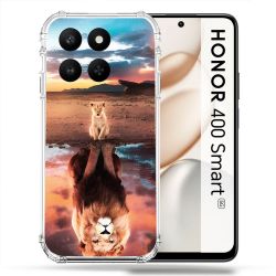 Coque Renforcée Pour Honor 400 Smart 5G Animal Lion Reflet