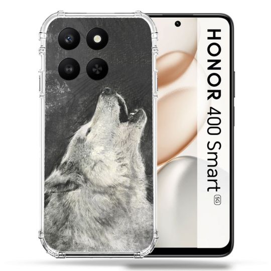 Coque Renforcée Pour Honor 400 Smart 5G Animal Loup Hurlement
