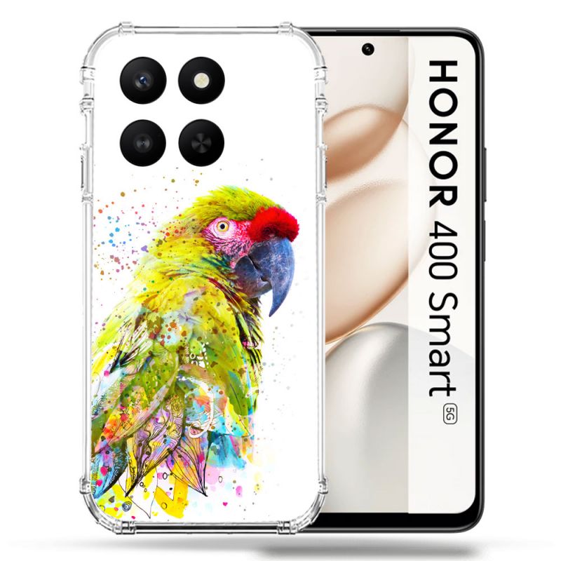Coque Renforcée Pour Honor 400 Smart 5G Animal Perroquet Jaune