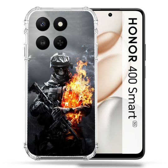 Coque Renforcée Pour Honor 400 Smart 5G Call Of Duty Squelette