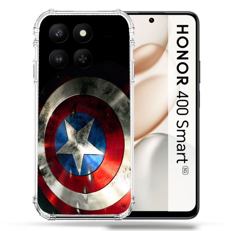 Coque Renforcée Pour Honor 400 Smart 5G Captain America Bouclier