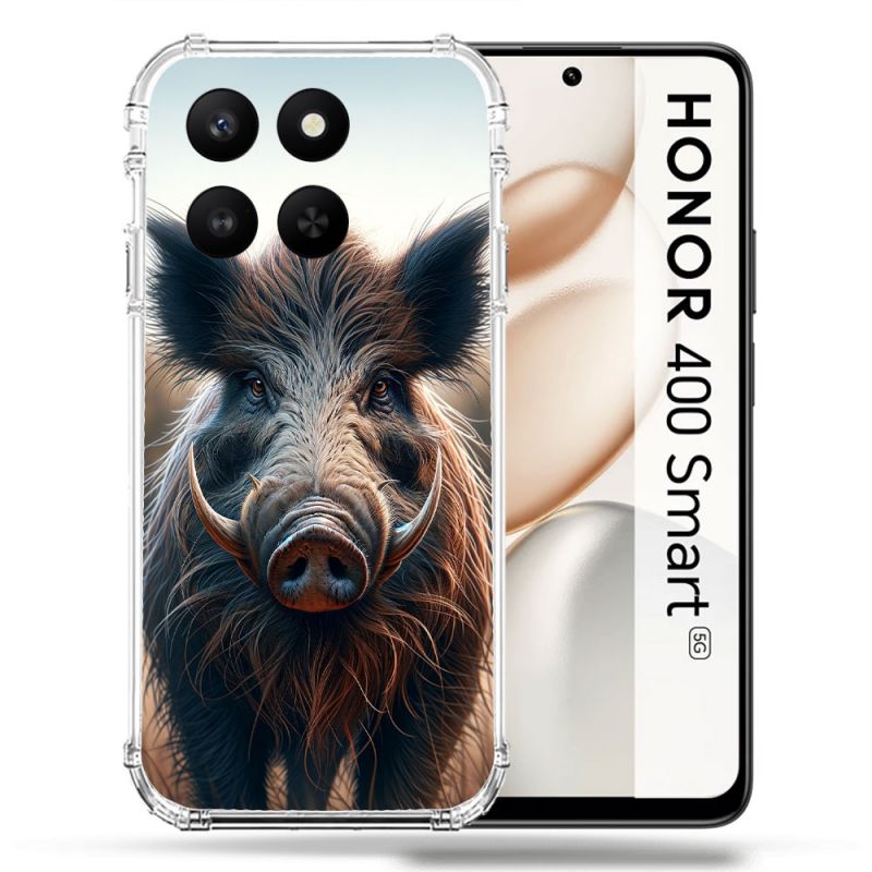 Coque Renforcée Pour Honor 400 Smart 5G Chasse Sanglier Attaque
