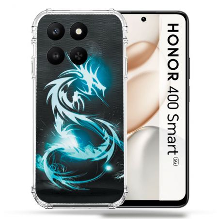 Coque Renforcée Pour Honor 400 Smart 5G Fantastique Dragon Bleu