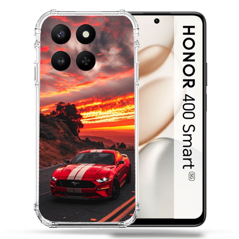 Coque Renforcée Pour Honor 400 Smart 5G Ford Mustang GT500 Rouge