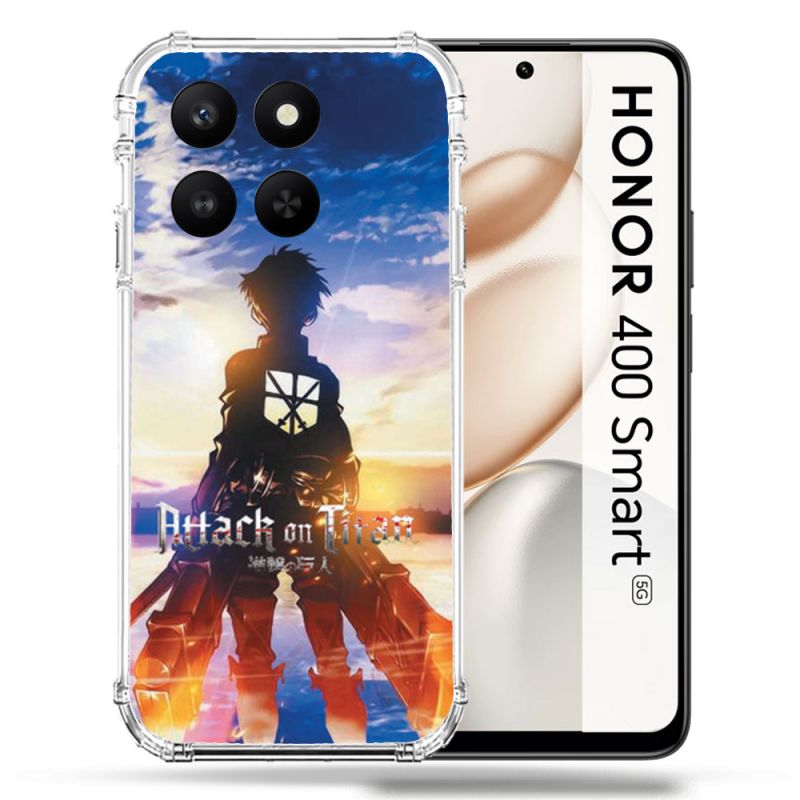 Coque Renforcée Pour Honor 400 Smart 5G Manga Attaque Titans Soleil