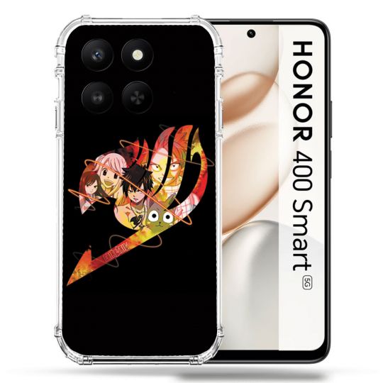 Coque Renforcée Pour Honor 400 Smart 5G Manga Fairy Tail Logo Noir