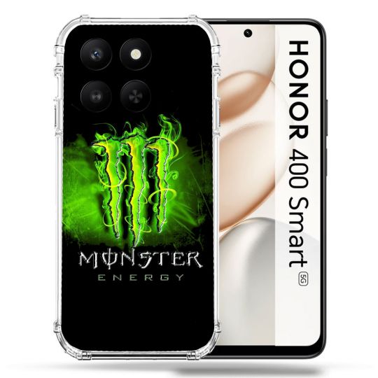 Coque Renforcée Pour Honor 400 Smart 5G Monster Energy Vert