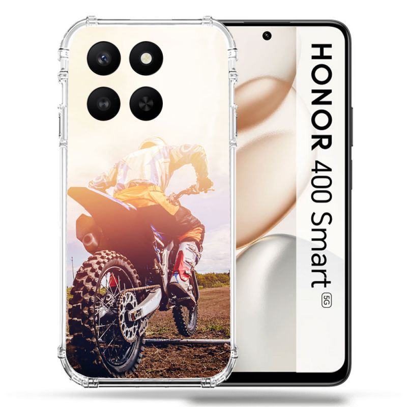Coque Renforcée Pour Honor 400 Smart 5G Moto Cross Soleil