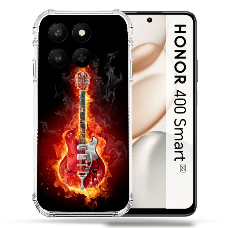 Coque Renforcée Pour Honor 400 Smart 5G Musique Guitare Electrique