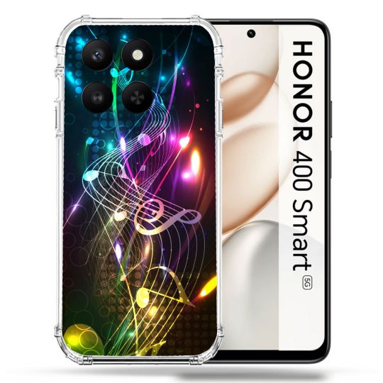 Coque Renforcée Pour Honor 400 Smart 5G Musique Partition Multicolore