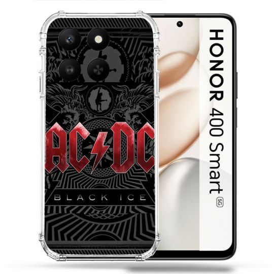 Coque Renforcée Pour Honor 400 Smart 5G Musique Rock ACDC Rouge