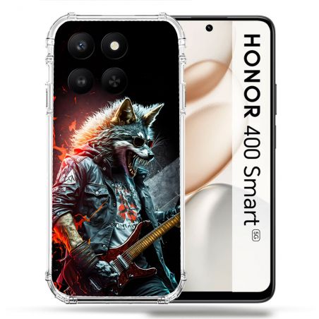 Coque Renforcée Pour Honor 400 Smart 5G Musique Rock Loup