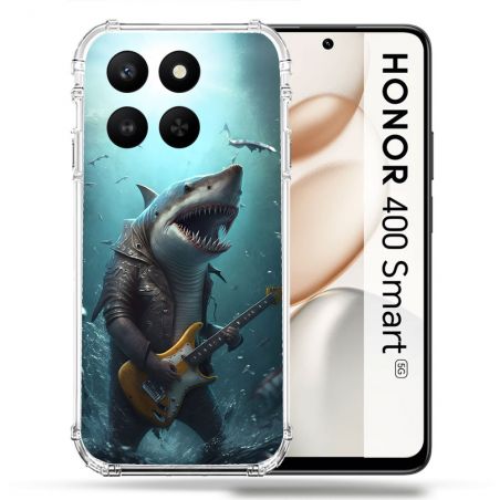Coque Renforcée Pour Honor 400 Smart 5G Musique Rock Requin