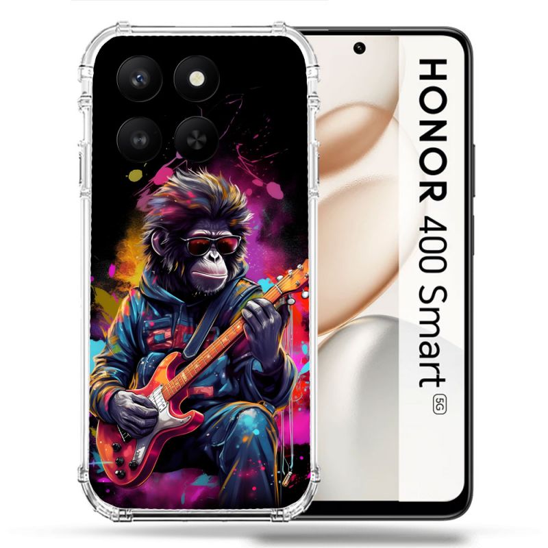 Coque Renforcée Pour Honor 400 Smart 5G Musique Rock Singe