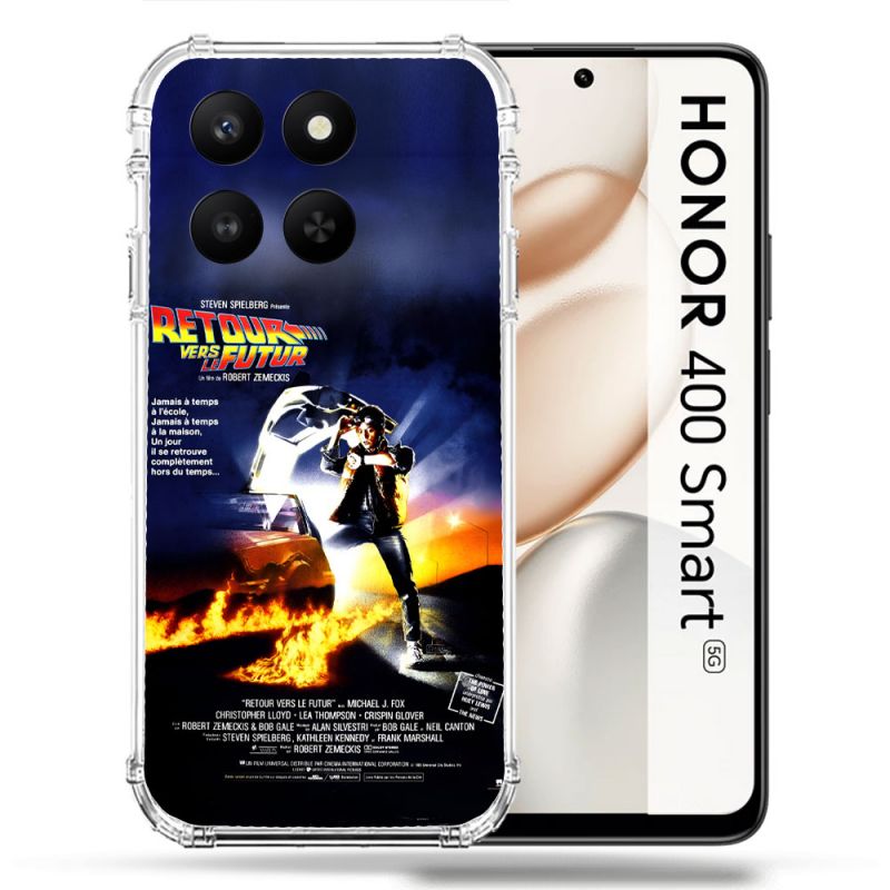 Coque Renforcée Pour Honor 400 Smart 5G Retour Vers Le Futur Affiche