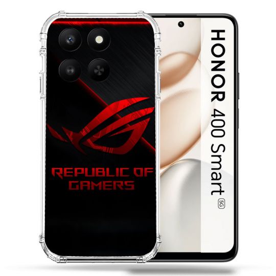 Coque Renforcée Pour Honor 400 Smart 5G ROG Rouge