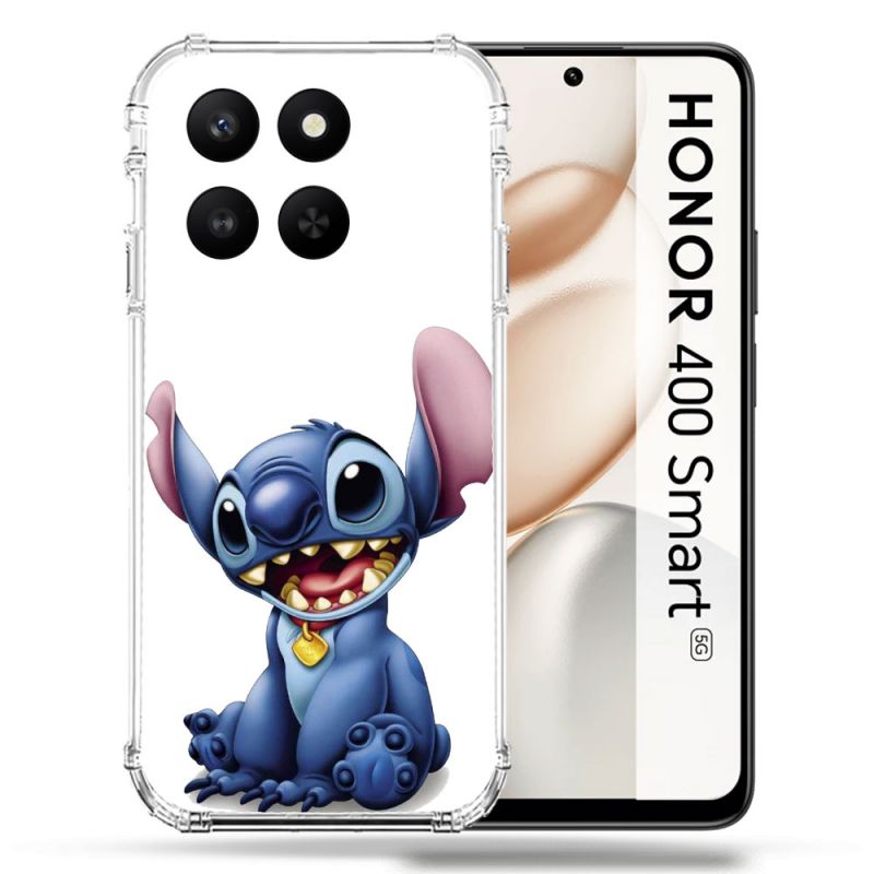 Coque Renforcée Pour Honor 400 Smart 5G Stitch Blanc