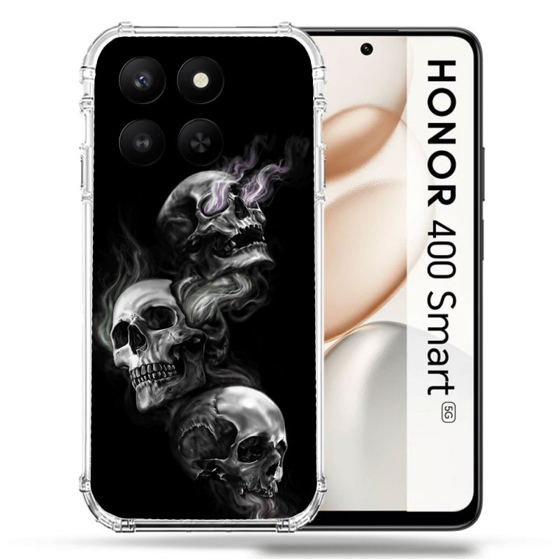 Coque Renforcée Pour Honor 400 Smart 5G Tete de Mort Triple
