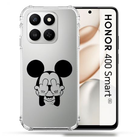 Coque Renforcée Transparente Pour Honor 400 Smart 5G Mickey doigt