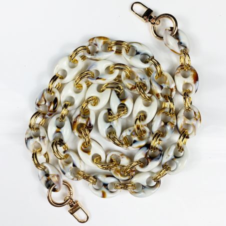 Coque Renforcée Transparente Pour Honor 400 Smart 5G Lanière / Cordon Anneaux Marbre Blanc Marron