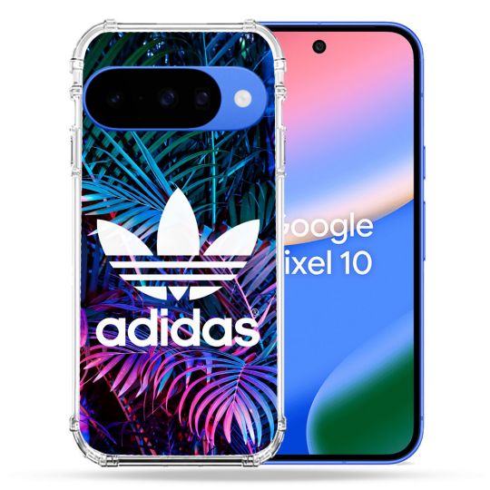 Coque Renforcée Pour Google Pixel 10 Adidas Palmier
