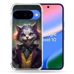 Coque Renforcée Pour Google Pixel 10 Animal Chat Joker