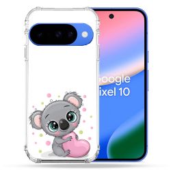Coque Renforcée Pour Google Pixel 10 Animal Koala Cœur