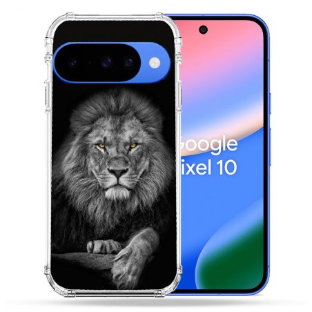 Coque Renforcée Pour Google Pixel 10 Animal Lion Majestueux