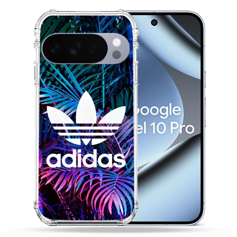 Coque Renforcée Pour Google Pixel 10 Pro Adidas Palmier