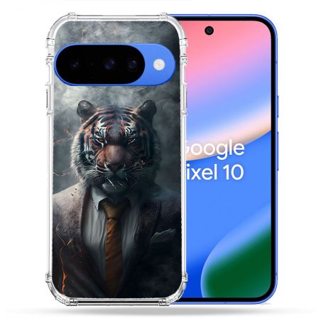 Coque Renforcée Pour Google Pixel 10 Animal Tigre Business