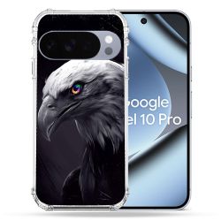 Coque Renforcée Pour Google Pixel 10 Pro Animal Aigle Royal Noir