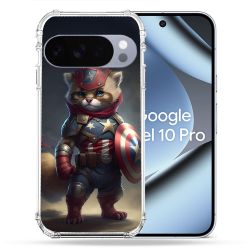 Coque Renforcée Pour Google Pixel 10 Pro Animal Chat America